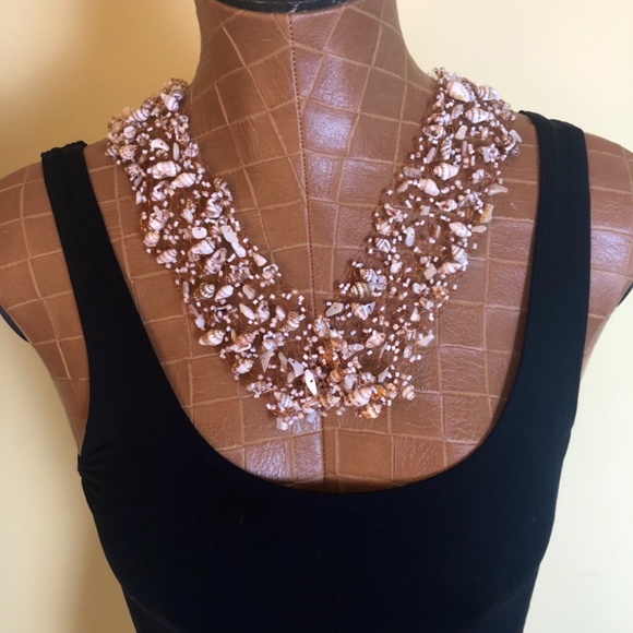 NWOT Copper Hand Woven Sea Shell Belt with Ties - Picture 11 of 16